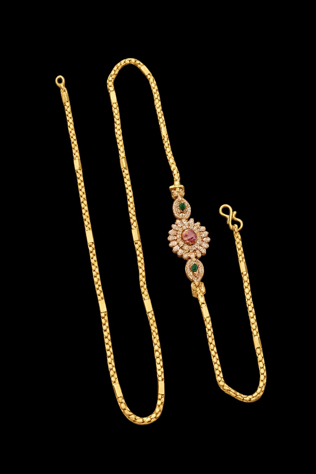 Royal Blossom Gold Pendant Necklace for Women