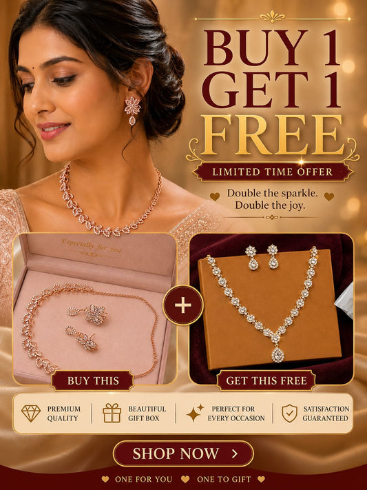 ✨ Buy 1 Get 1 Free – Luxury Necklace Collection ✨