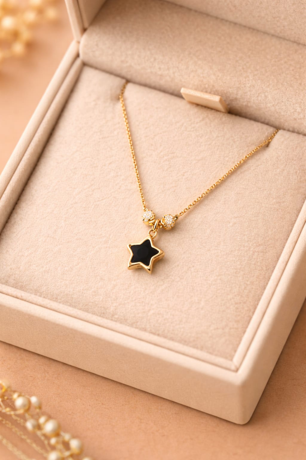 Stylish Gold Star Pendant Necklace – Elegant Jewelry for Women